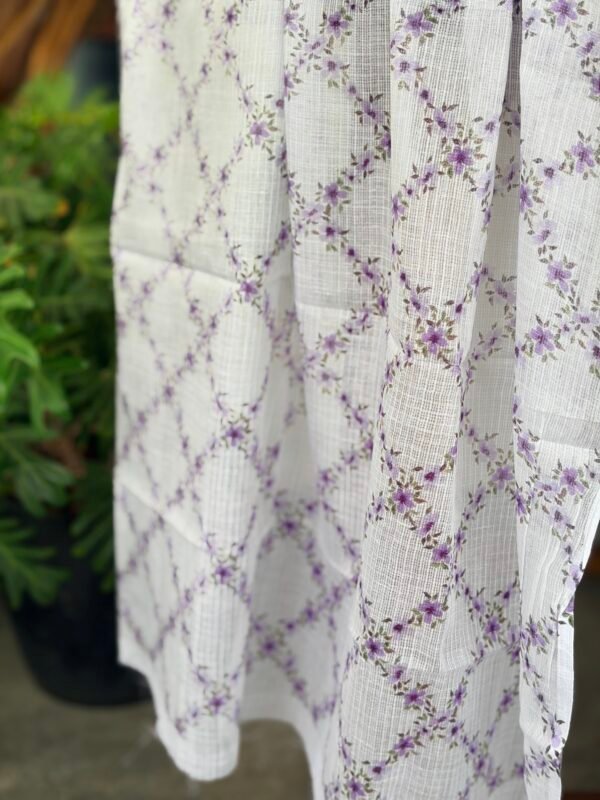 SHIMMER KOTA TOP AND PRINTED KOTA COTTON DUPATTA - Image 2