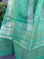 SILK COTTON TOP AND HANDBLOCK PRINTED KOTA COTTON DUPATTA - Image 6