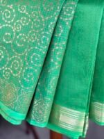 SILK COTTON TOP AND HANDBLOCK PRINTED KOTA COTTON DUPATTA - Image 2